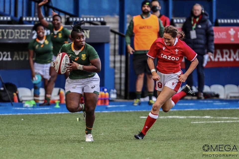 LusandaDumke's tweet photo. Game day 🚨🚨

It is not the size of a man but the size of his heart that matters 💪😇. Last game of the tour and the year . Let’s go @WomenBoks 🇿🇦

#LD6 
#Blackiontarget https://t.co/57ZJebzEPT