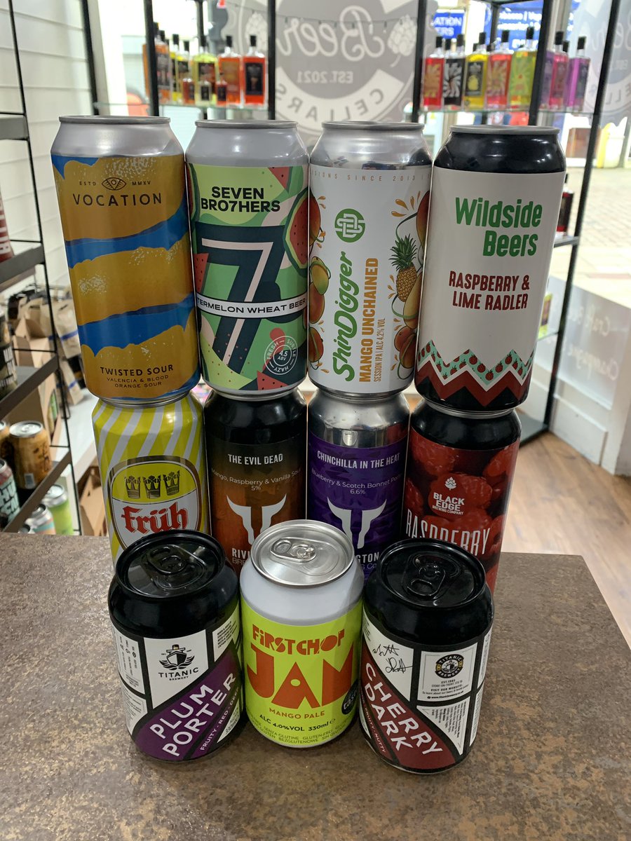 BLBeerCellars's tweet photo. Don’t forget to have your 5-a-day! We’ve got you covered with everything from watermelons 🍉to bananas 🍌and mangos🥭 to peaches🍑
.
.
.
#beer #boltonbeer #fruitbeer #fruit #fiveaday #letsgobolton #localbeer #belgiumbeer #radler https://t.co/la6iC9Ldyq