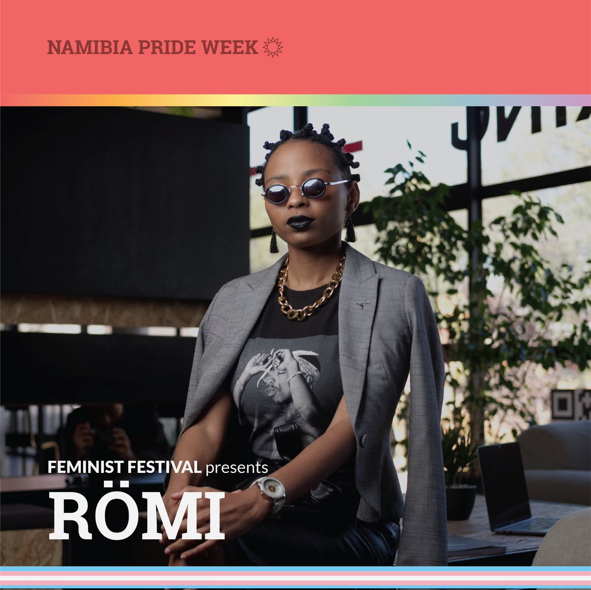 vcrc_namibia's tweet photo. The line up is fantastic, who are you looking forward to seeing?
JOIN US AT THE FEMINIST FESTIVAL, ZOO PARK AMPHITHEATER 3PM
#NamibiaPrideWeek https://t.co/i1OunFDAqL