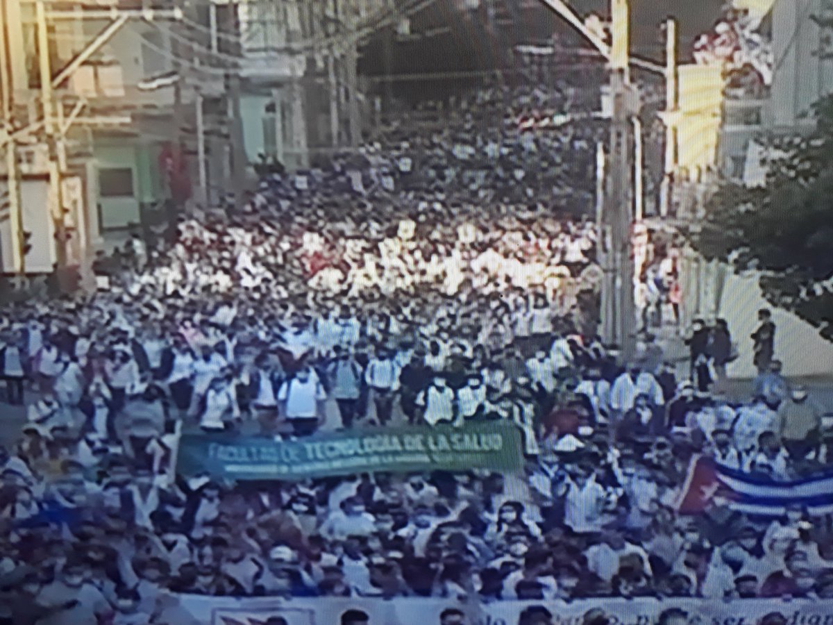 #Cuba amanece en su marcha. #CubaViveEnSuHistoria #CubaVive