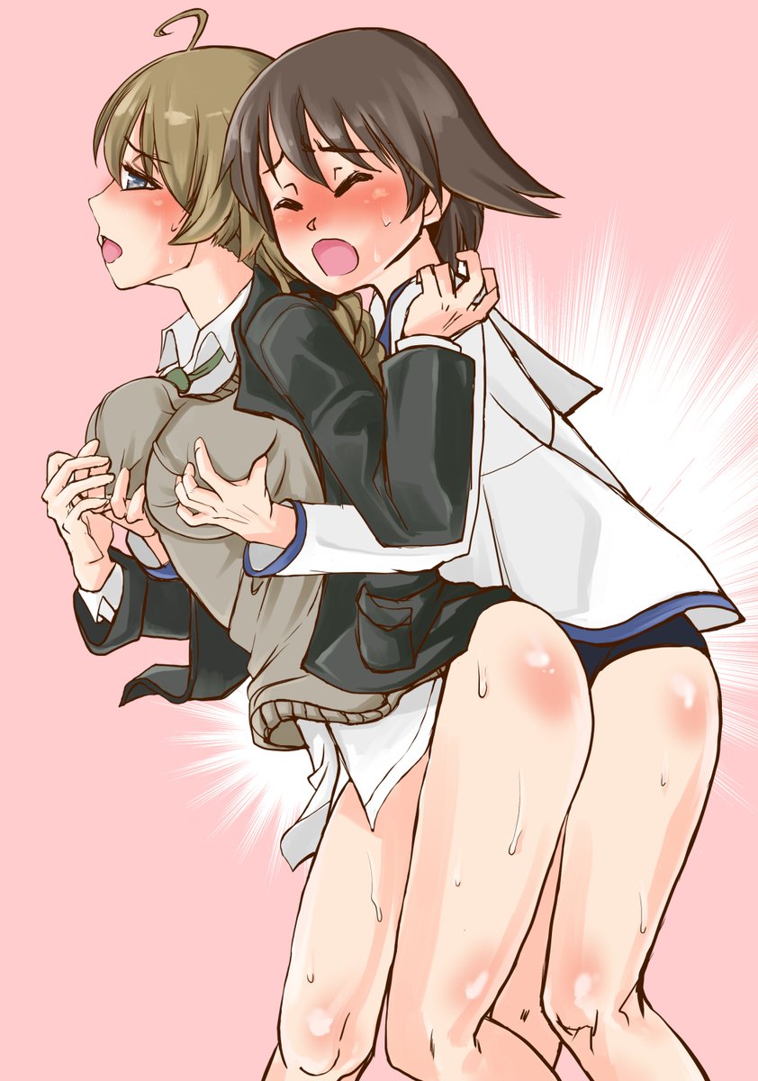 芳佳ちゃんとリーネちゃんはとても仲良し 