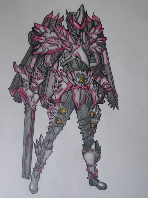 #元素で怪人描いてみた
エレメトロン・ラゼファシウム
黒胡椒さん(@unghia5346)にご依頼を受けて作った架空元素のエレメトロンです!
ギミック含め、顔つきも他のエレメトロンとは全く違う感じになりましたが、それこそがエレメトロンの多様性!!()
#オリジナル怪人 