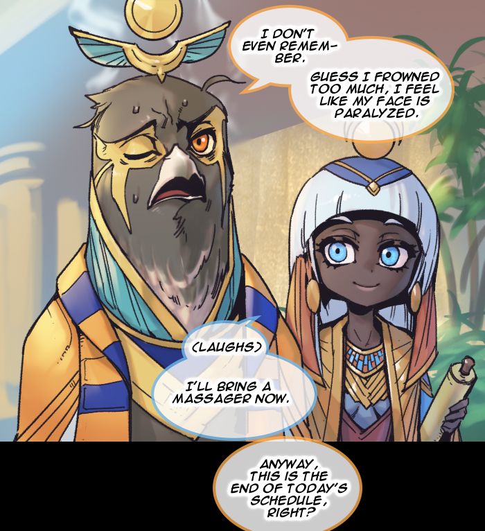The falcon emperor, the court magician, and the holy ceremony. https://t.co/AuhXir203L