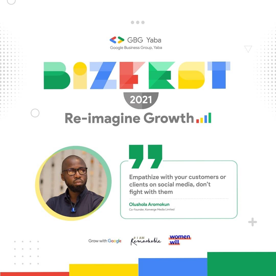 gbgyaba's tweet photo. Live from #GBGYabaBizfest2021

@plastiQQ dishing out digital hacks that can take your business to the next level of growth. https://t.co/b5DYws7YaT