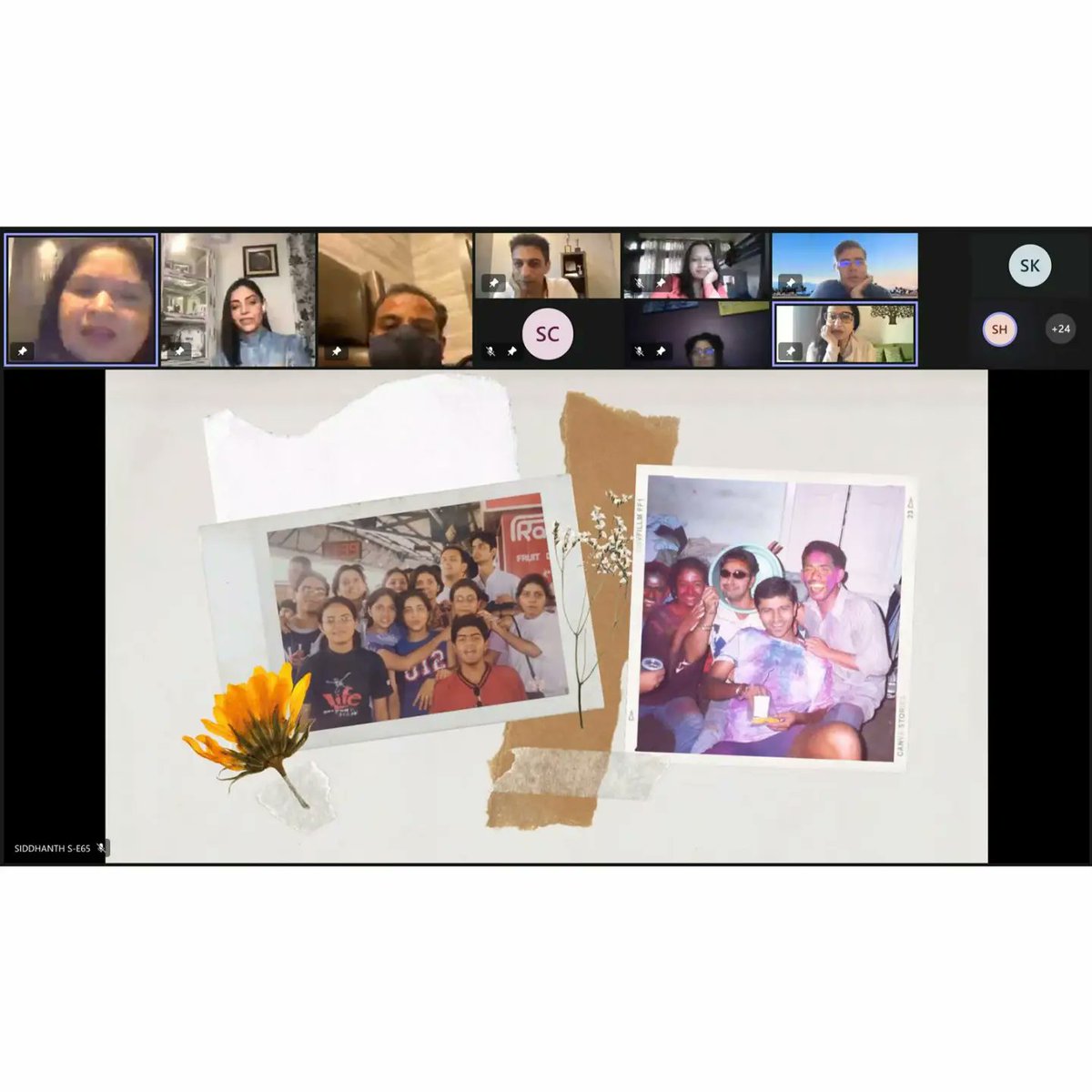 SIMSpune's tweet photo. The Alumni Cell had the opportunity to host the Batch of 2001 for a virtual reunion, Ekatra. The event marked the milestone of 20 glorious years of the Batch. 

#Batchof2001 

#KeepingTheConnect #OurAlumniOurPride #SIMSPune #SIMS #sims.edu #SIMSwayoflife #AlumniReunion #Ekatra https://t.co/QloN06pkR2