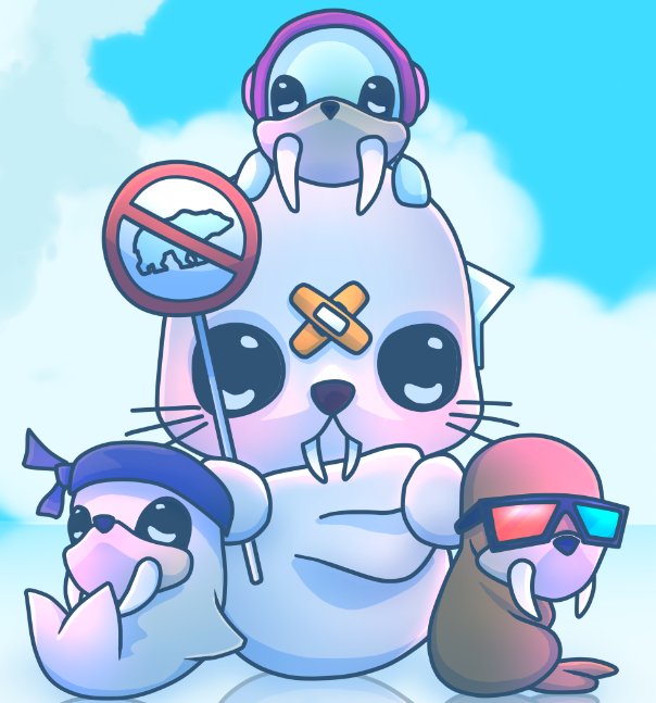 icyverse_meta's tweet photo. 😍Collab to protect our Oceans  !🌊
  🔥Shy Seals Club X Baby Walrus Gang 🔥

💎 1 Shy Seals Club NFT to win in 72h 💎

✅ Own 1 Baby Walrus Gang NFT minted
 ✅ RT + Like 
 ✅Follow @shysealsclub  and @BabyWalrus_Gang 

🚨Minting live : https://t.co/5jNLCzPKSB 🚨

#cnft #NFT https://t.co/CNfVnli4J8