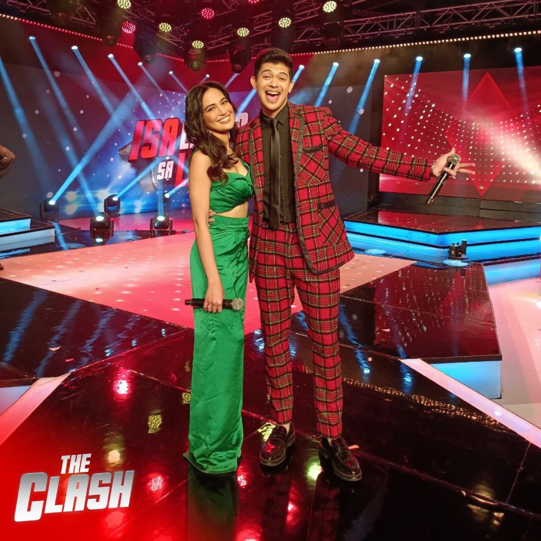 TheClashGMA's tweet photo. #TheClash2021 BTS: Here's a cute #JulieVer pic from tonight's episode! 

Salamat sa pagtutok ninyo sa #TheClashIsaLabanSaLahat, Clash Nation! Kita-kits ulit bukas! 😏 https://t.co/1RDTD6HZUe