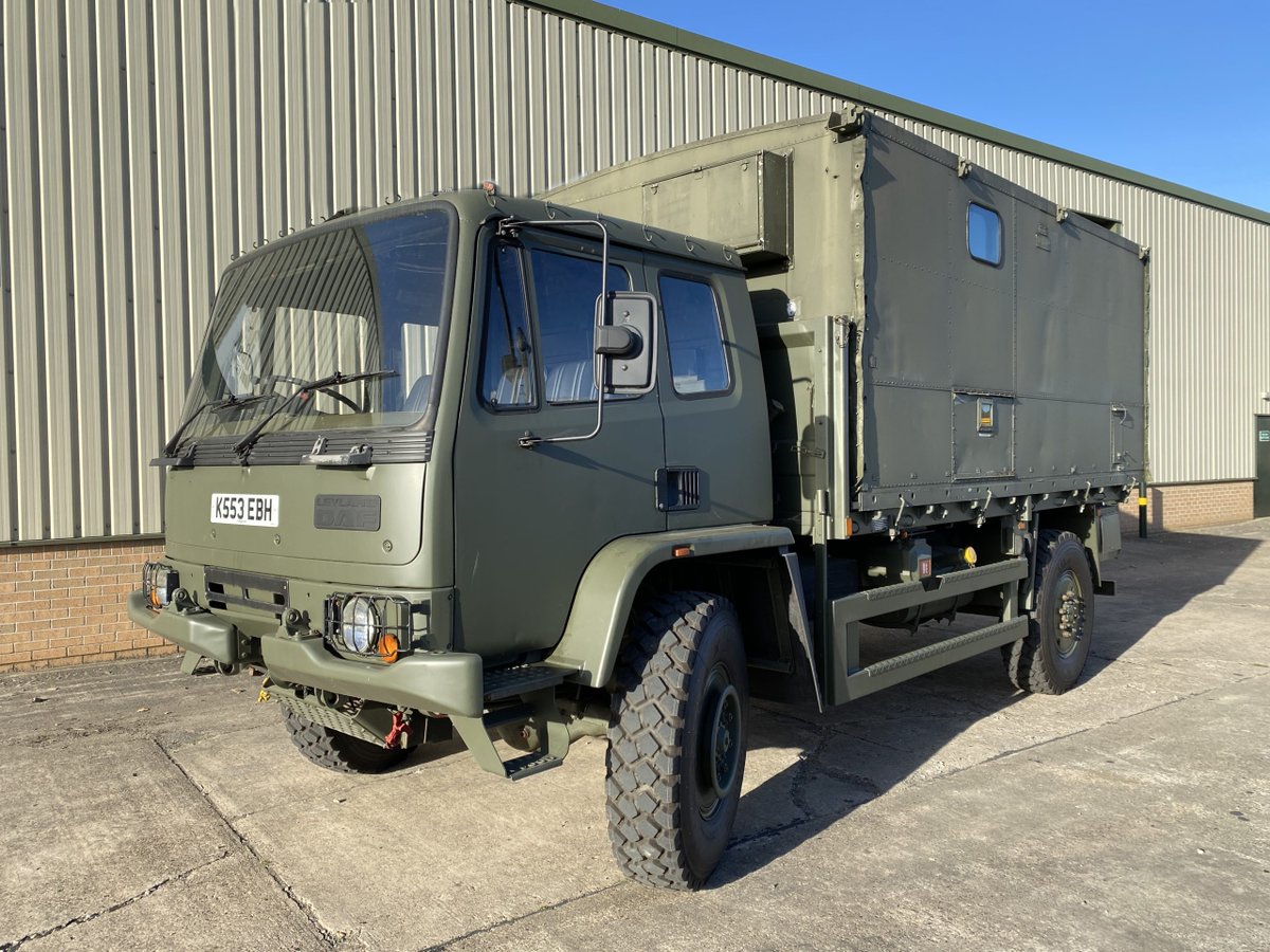 modsurplus1's tweet photo. Leyland Daf 4Γ4 Box Truck - Road Registered
Fitted with Insulated box body
#exarmy #modsurplus #modsales #govsales #exarmytrucks #armytrucks #natodisposals #leyland #leyanddaf #daft45 #t45 #campervanconversion #overlanding4x4 #overlanding #expeditionvehicle #expedition https://t.co/lOTO5ulh8v