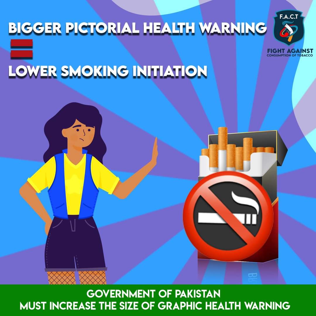 ziauddinislam's tweet photo. 🛑If the gov wants to keep the citizens away from starting the deadly habit of smoking then bigger Pictorial Health Warning is one of the most useful technique to adopt.
#PakIncreaseGHW
#TobaccoControl
#FCTCBuildsBackBetter
#TobaccoFreePakistan
#GraphicHealthWarning https://t.co/wiBClQAwsx