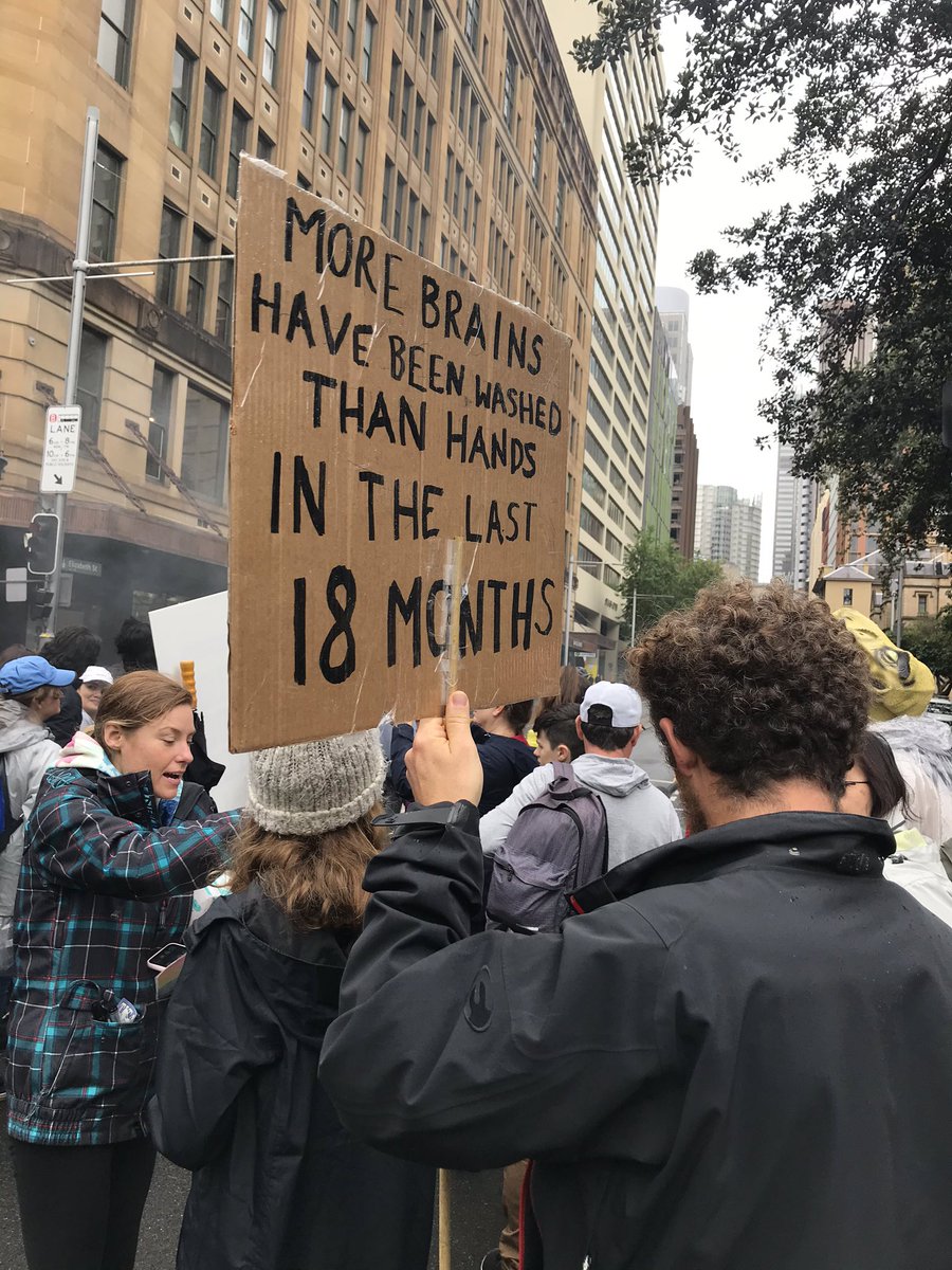 HailTheFury's tweet photo. #NoVaccineMandates #sydneyprotest #MMAMV #holdtheline https://t.co/OsfhQGdGFN