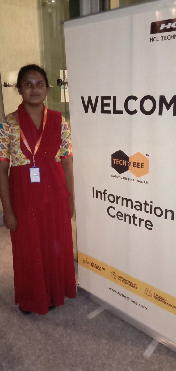 seenas_jalla's tweet image. My Brother&apos;s daughter Jalla Navya sree selected TECHBEE program in HCL IT Campus at Vijayawada. Thankyou  #techbee #HCL