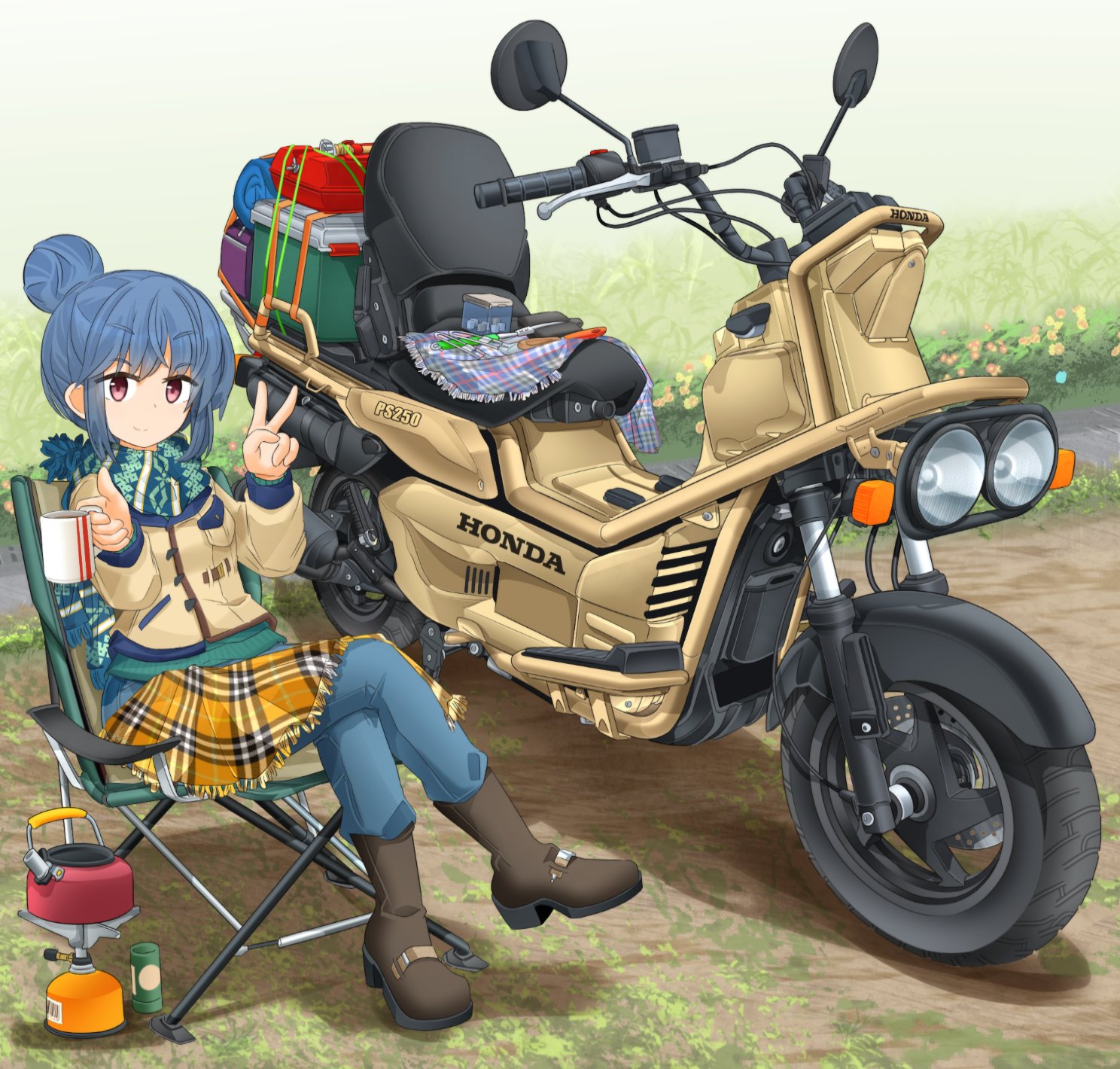 西宮真琴 Rt Mikelan125r これを見た人は俯瞰絵を貼る見た人もやる 構図を正方形に収めやすいのでバイク絵で多用する構図です でも画角が合ってないことが多いな T Co Fojgftsia0 Twitter