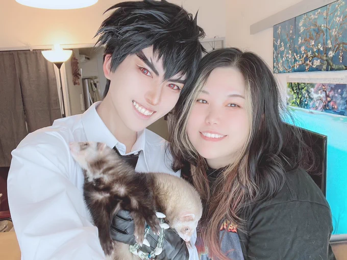 ぬ〜べ〜 / コスプレ

今日はあづん家でぬ〜べ〜見ながら美味しい焼肉ごちそうになった!!🥳✨
あづありがとう〜!!🥩❤️‍🔥
次やる機会があればウィッグはもっと自然にする😇💦 