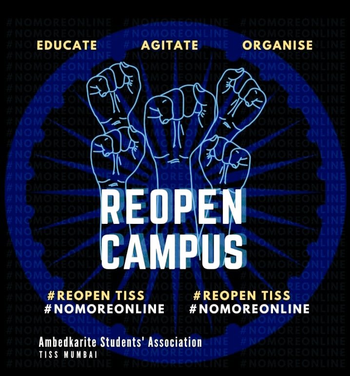 tsachin112's tweet photo. Digital education denying the right of access education for all. Without Library, Discussion and Inclusiveness there is no #education. @YashMeghwal
#JayBhim
#ReopenTISS https://t.co/gsMnr4h0WZ