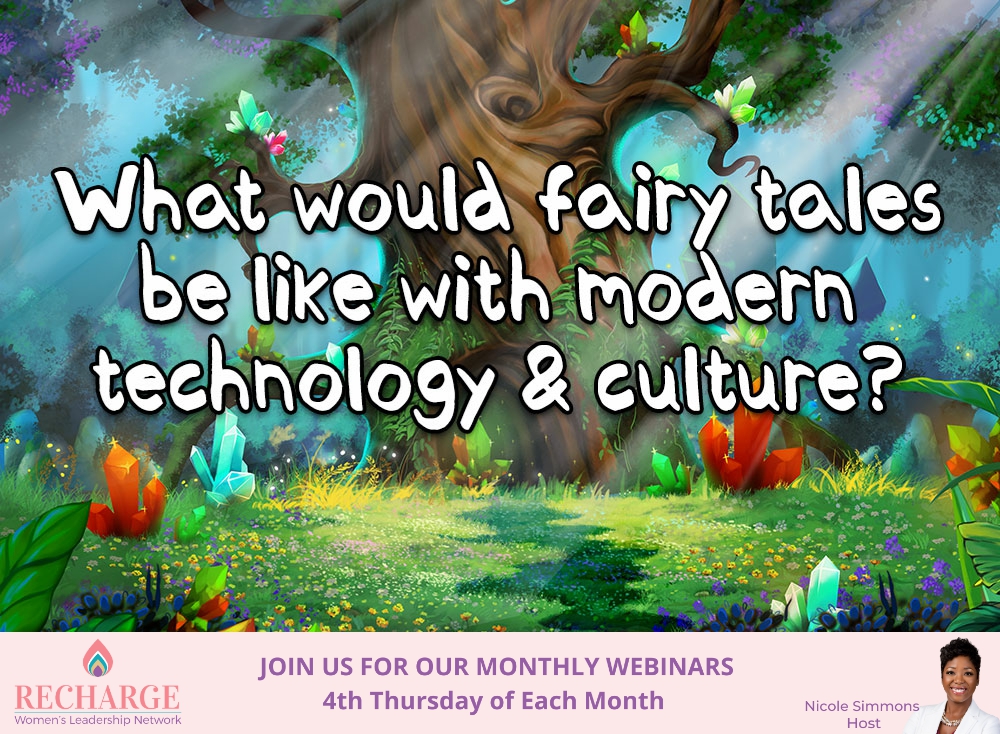 Could you imagine Cinderella with a Roomba or Prince Charming on a dating app?!