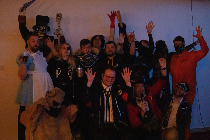 EPICLAN's tweet photo. Throwback to the Saturday night of #EPIC34 when things got a little crazy in Lakeside!
We already have our #EPIC35 community party theme set, any guesses as to what @re_reech and @gunmens will be up to this time? https://t.co/bugknz2dmF