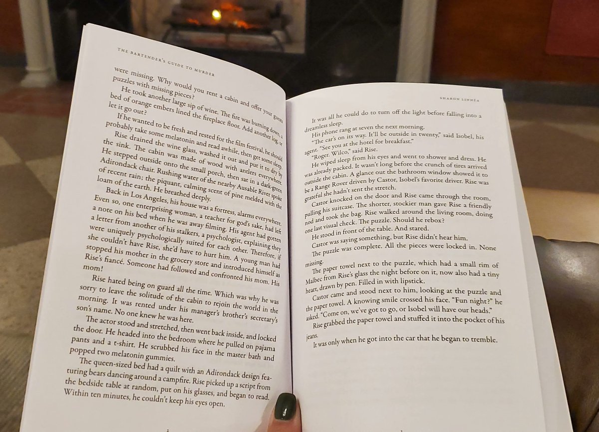 HotelSaranac's tweet photo. Don't forget our book signing event on December 3rd in our Great Hall Bar 6pm-9pm! Meet the authors behind The Bartender's Guide to Murder series, based here in the Adirondacks! Try cocktails/mocktails from the book as well! Here is a sneak peak before the November 29th release! https://t.co/pGcfaRKUOn