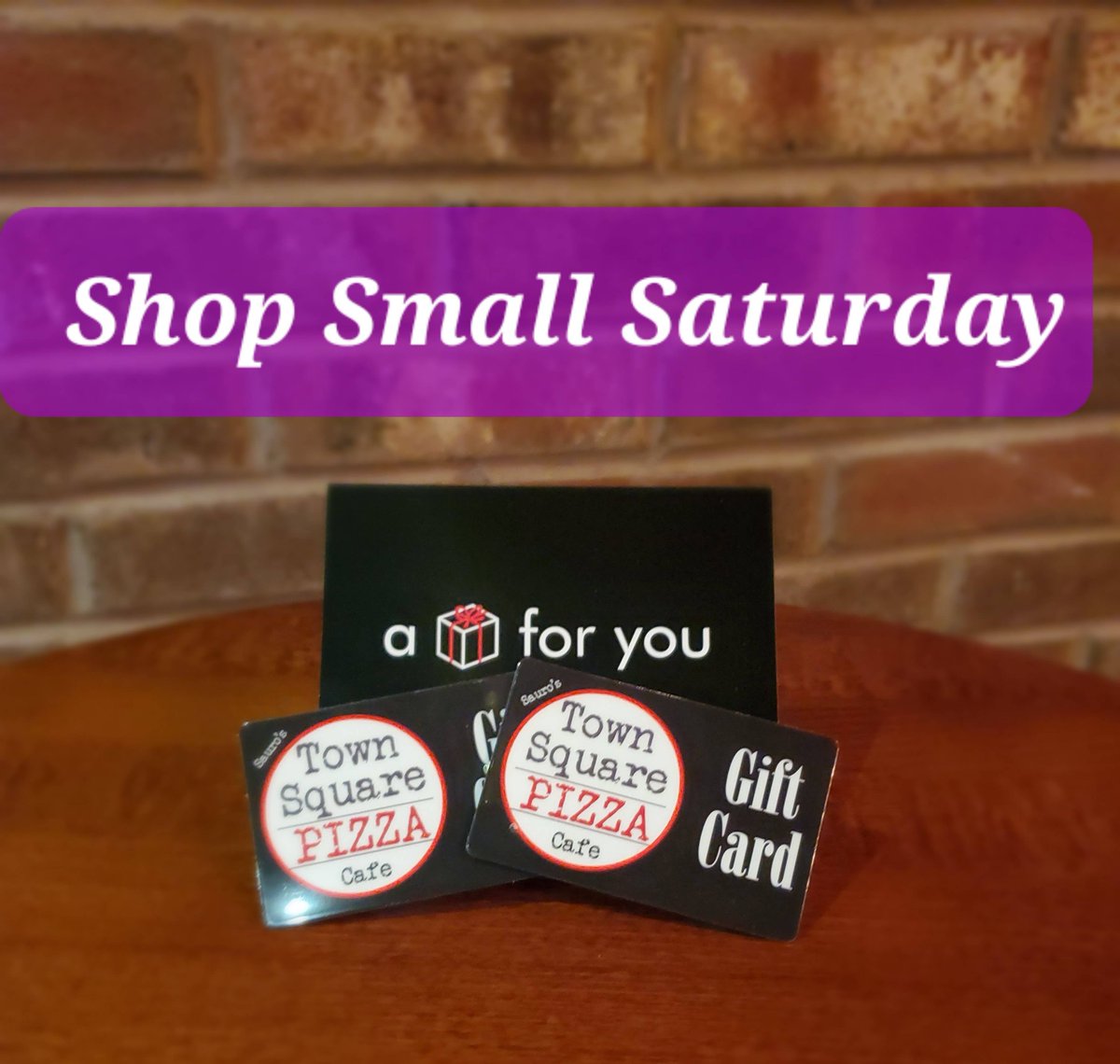 tsp_cafe's tweet photo. Shop Small Saturday! 

A Gift Card is the perfect way to make everyone on your gift list happy!!

Stop in and finish your shopping list today! https://t.co/jTi1qL5Lty