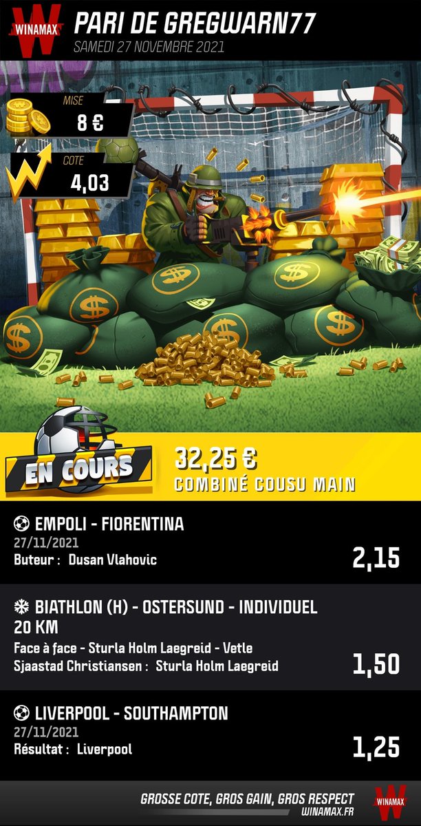 GGTheTipster's tweet photo. Montante 3-bet ! On démarre la montante avec 8 € sur une belle cote à 4 ! #TeamParieur https://t.co/roJiMdPOnQ