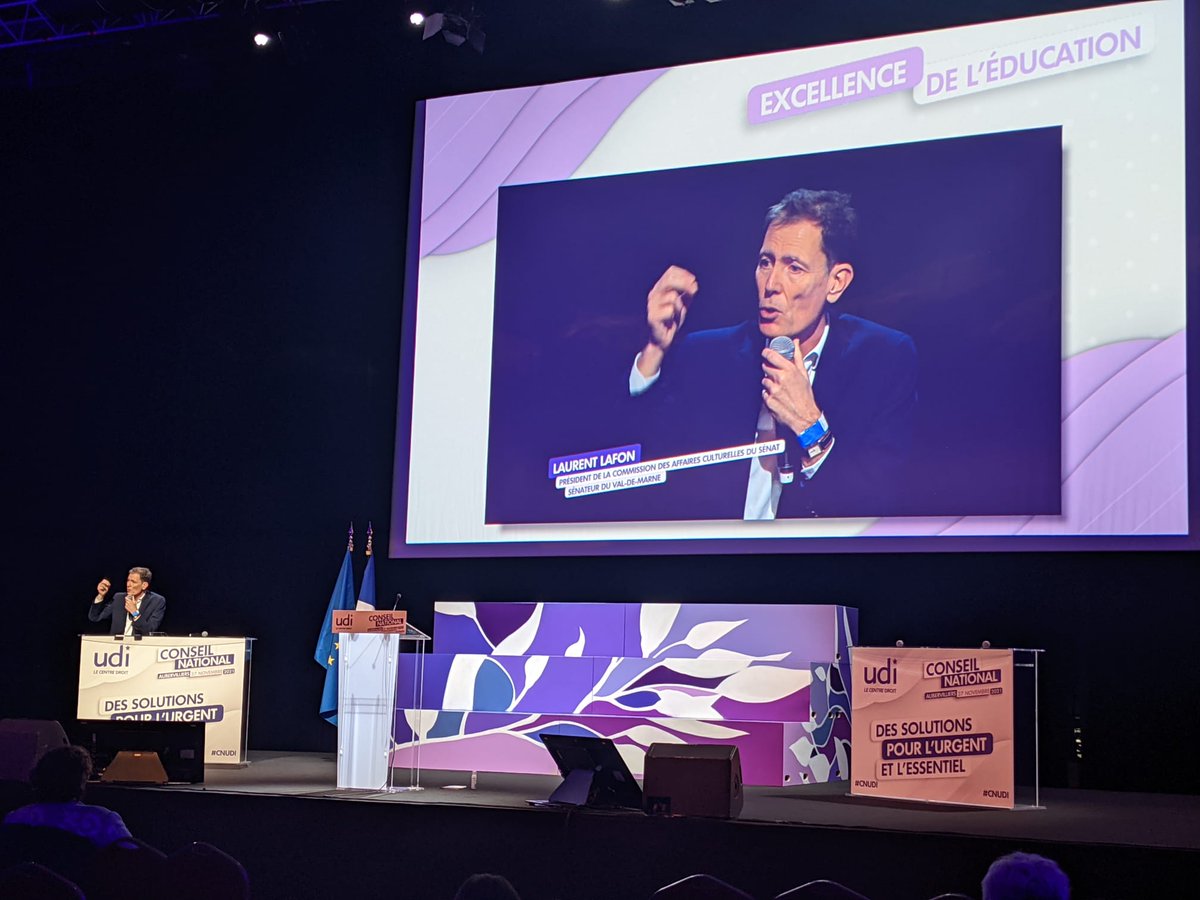 UDI_off's tweet photo. 🟣 #Éducation : le #CNUDI adopte à 83% les propositions portées par @L_Lafon pour renforcer l'apprentissage des fondamentaux et ouvrir le corps enseignant ! https://t.co/3xg4wGaYu9