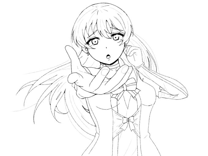 まだまだ描いてない部分多いですが
僕光の衣装です🙂 