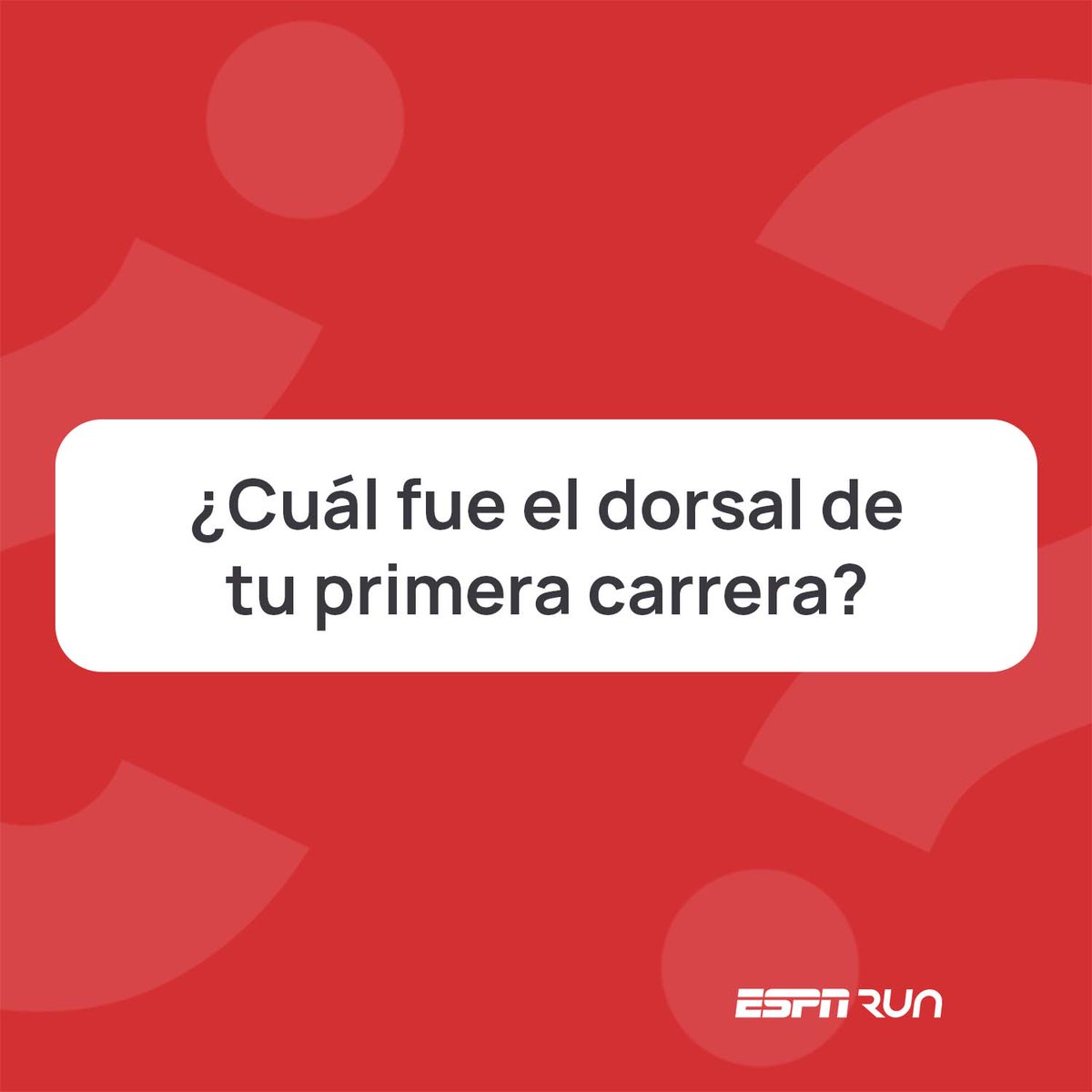 ESPNRun's tweet photo. ¡Cuéntanos! 👇

#PreguntaESPNRun https://t.co/FGDBs9qnP7