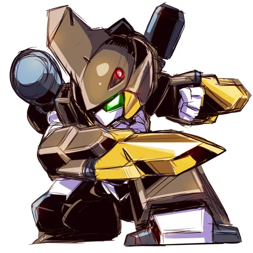 せっかくだから好きなメダロットの自作イラスト貼っておこうね 
