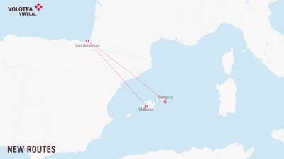 VoloteaV's tweet photo. ‼️🎙️A partir de ahora Volotea Virtual operará en las siguientes rutas: LESO - LEMH, LEMH - LESO, LESO - LEPA y LEPA - LESO. ¡Únete con nosotros para disfrutarlas! #IVAO #IVAOES @VATSIM #VATSPA #wearevoloteavirtual #sansebastián #palma #menorca https://t.co/ndktH8iFYO