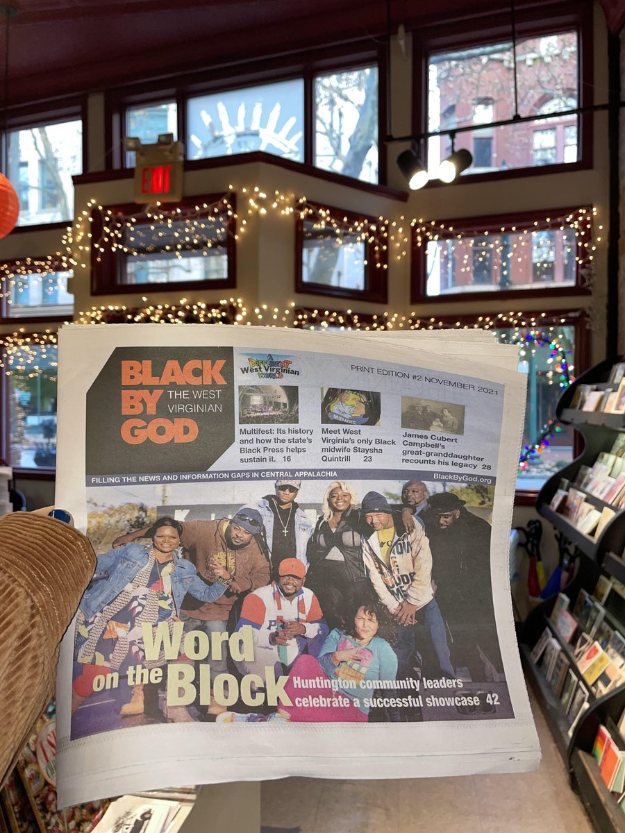 Come by the store and grab a copy of Black By God. Thank you <a href="/cgoodwoman/">Crystal Good</a> for braving the cold last night to drop them off.