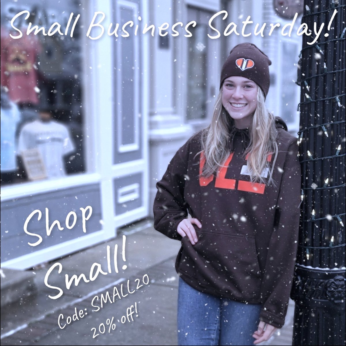 Store opens at 9 am for Small Business Saturday! Some great shops in downtown Vermilion, come check us all out! 20% off storewide and online today- thank you for all the support! ❤
szaboapparel.com
 #SmallBusinessSaturday 
#Browns