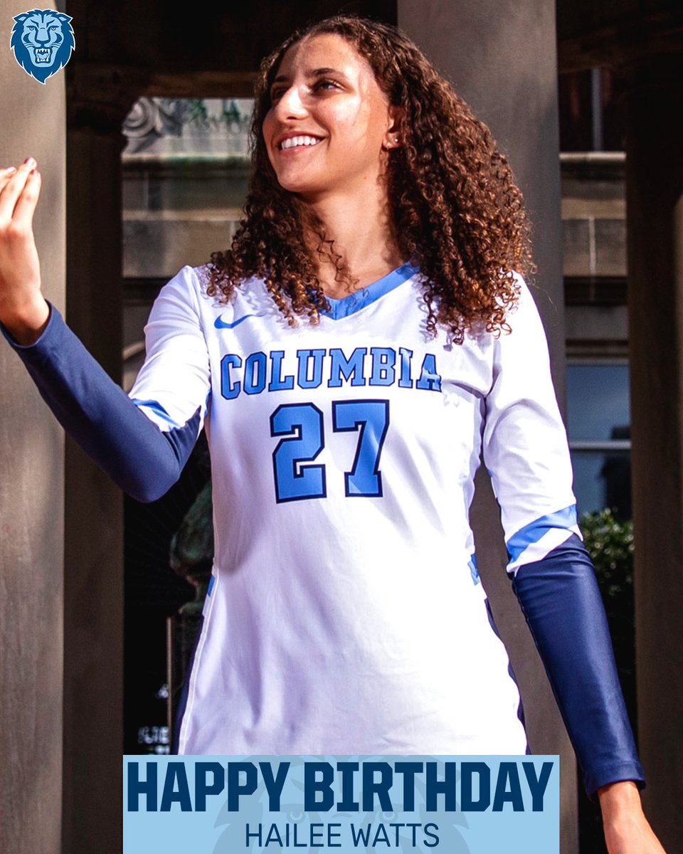 CULionsVB's tweet photo. 🎉 𝙃𝘼𝙋𝙋𝙔 𝘽𝙄𝙍𝙏𝙃𝘿𝘼𝙔 🎉 to first-year outside hitter Hailee Watts!!

#hbd | #RoarLionRoar https://t.co/6dcsH5nfyR