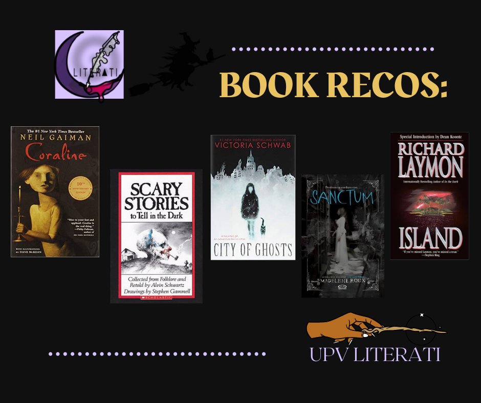 UPVLiterati's tweet photo. Here's your spooky-tastic thriller set, all handpicked from Literati bookshelf!

#BookRecommendations 
#BookReview 
#BookWormSat 
#bookwormweekend https://t.co/n8FpeY1VHe