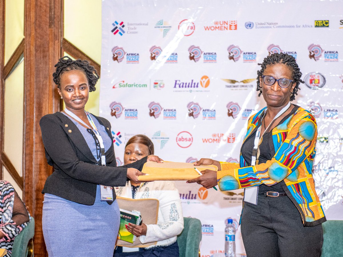 socaakenya's tweet photo. @OwitNairobi Africa Women Trade Conference -  Exploring opportunities to increase the participation of  women led enterprises in continental trade. Moderator @NekesahT  Agriculture as the next frontier for Africa. @JaneMusindij @winnie_karanjaM @FarmerRikki  #WomeninBusiness https://t.co/OhhZuTcZJg