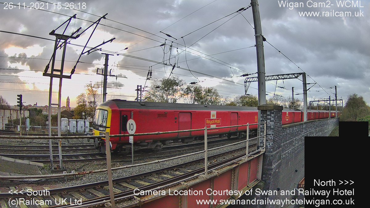 RAILCAM WIGAN

We are delighted to announce our latest installation, Wigan North Western. We have two cameras kindly hosted by The Swan &amp; Railway Hotel, overlooking the WCML from their delightful hotel.

The cameras are now LIVE and available to all Railcam Supporters.