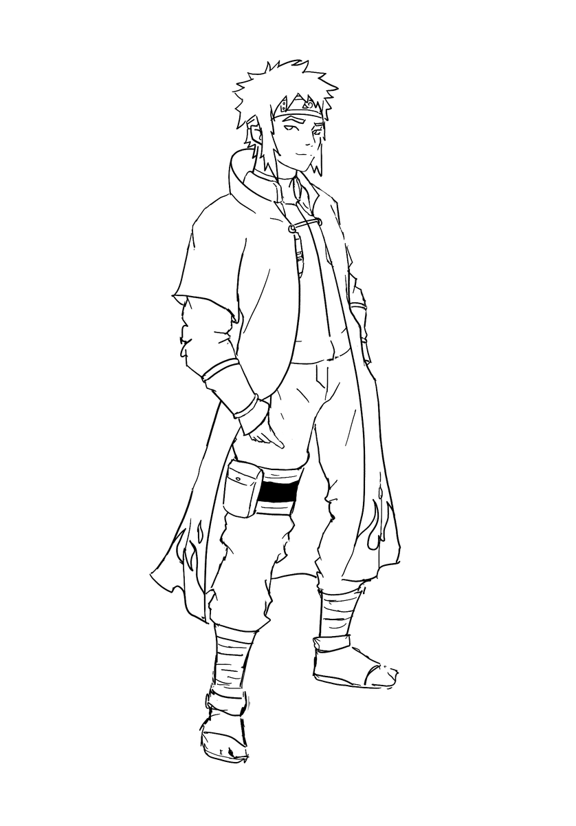 DavidUng8's tweet photo. My first fanart of the Fourth Hokage: Minato Namikaze.
Ps. the Uzumaki symbol on his arm is a bit inaccurate. Coloured version in the next post.
#minato #Namikaze #NARUTO #uzumaki  #NarutoShippuden #FANART #anime #hokage 
@Naruto_Anime_EN
@Boruto_EN
@shonenjump https://t.co/OXWXGr5iXg