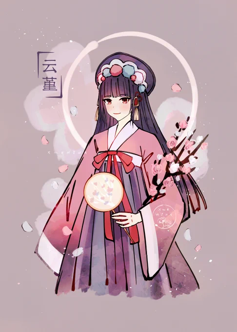 Yunjin ink drawing 🔸

#云堇 #原神 #GenshinImpact 