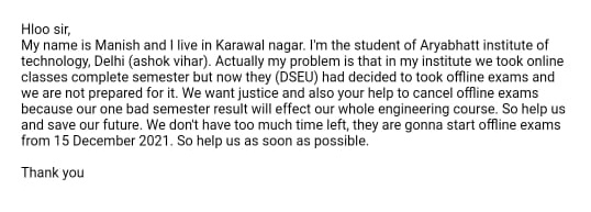 Katilkabootar2's tweet photo. #bte_exam_online_lo
@AamAadmiParty 
I am a student of Pusa Institute of Technology like the other students I have the same story 
Help us mr. @ArvindKejriwal https://t.co/Es4gxQwpAY