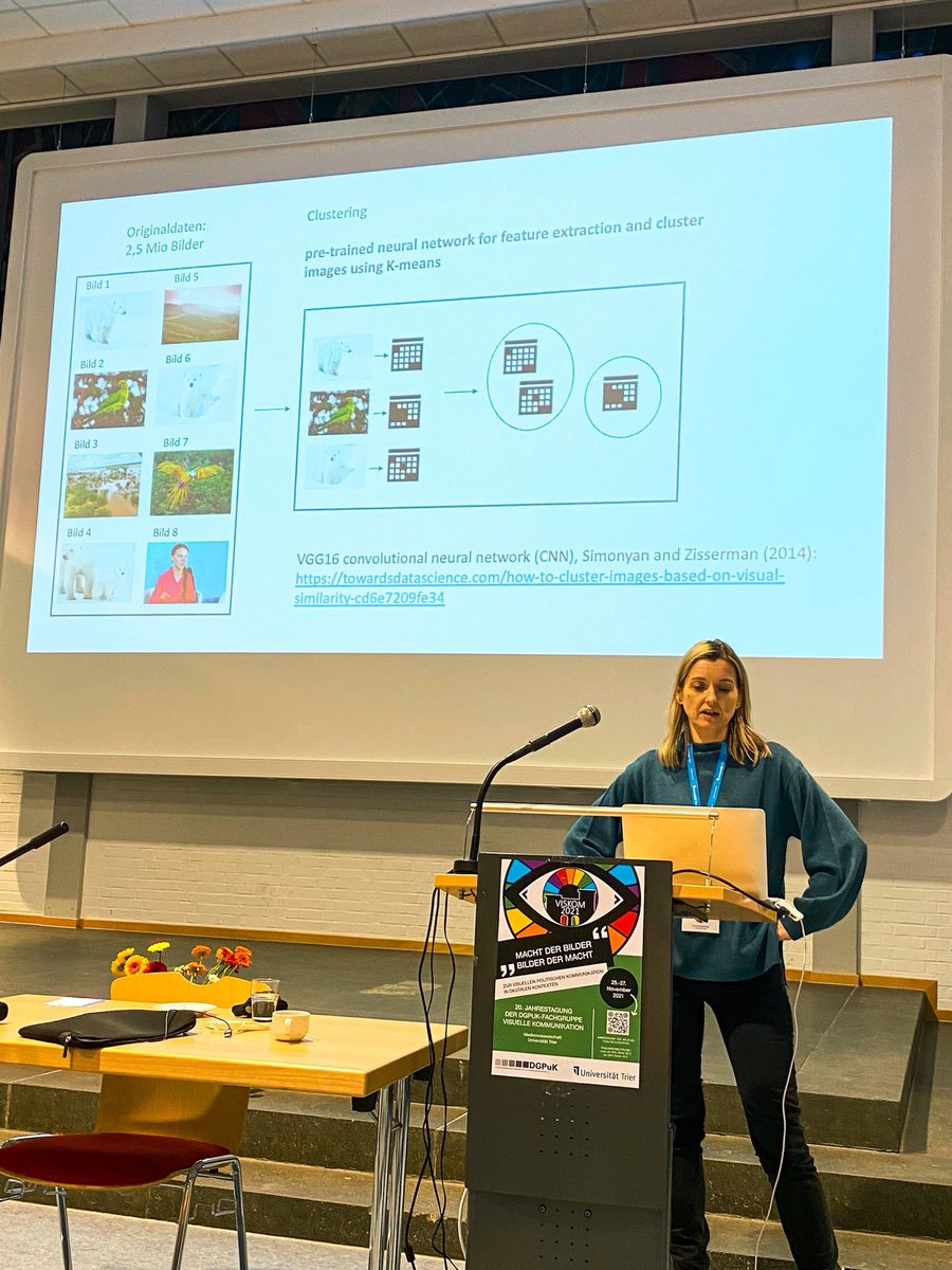 MewiTrier's tweet photo. Last but not least in Panel IV: @CorBrantner mit einem Vortrag zum Einsatz #automatisierter Verfahren in der quantitativen #Bildtypenanalyse, der auf einer Datengrundlage von 2,5 Mio. Bildern basiert! #viskom21 https://t.co/PqV8vWeURW