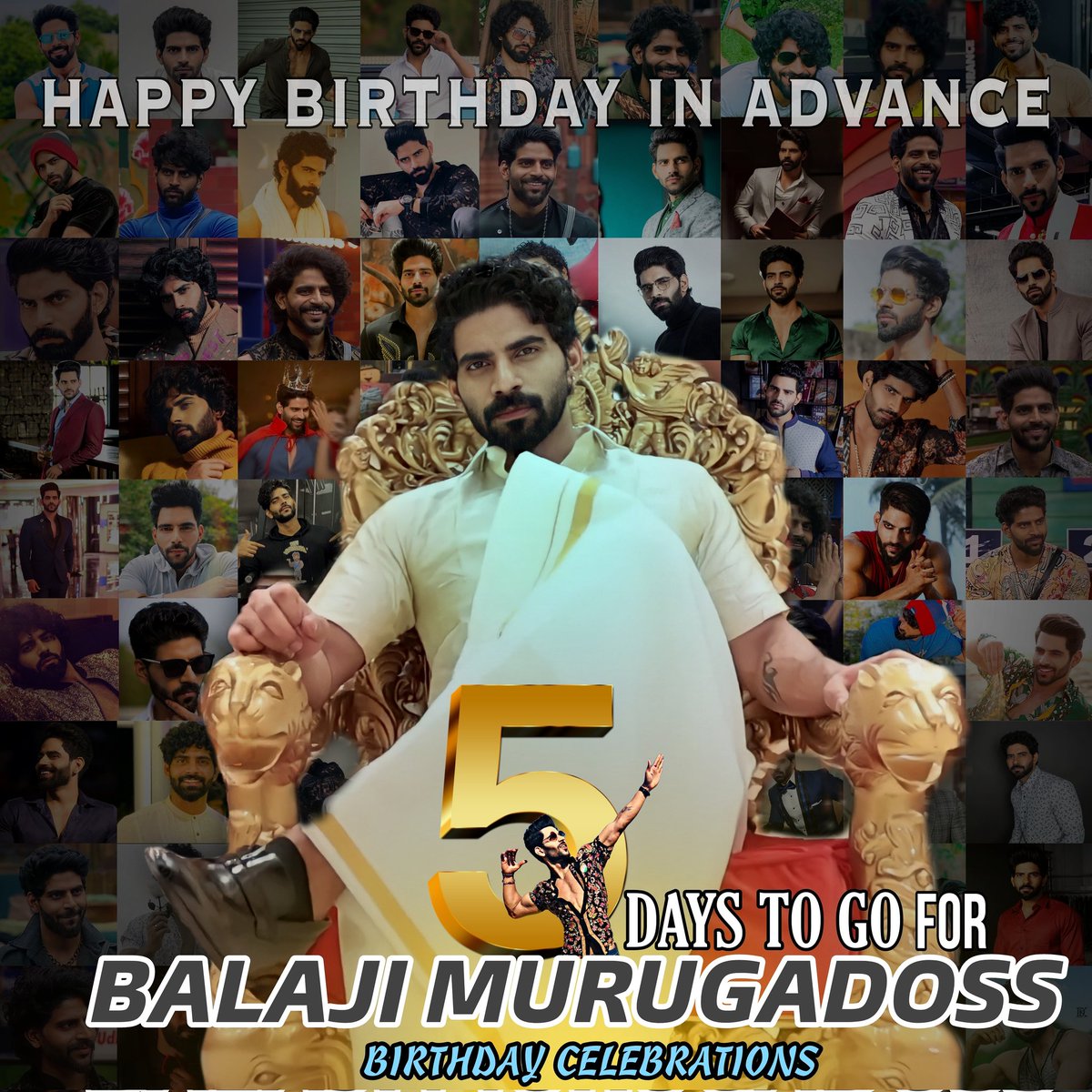 Advance happy birthday bala 🥳
You have been and always be the inspiration to me and many people out there!! Thank you for always supporting your each and every follower!!We all love you Thangam💞
#BalajiMurugadoss
#AdvanceHBDBala