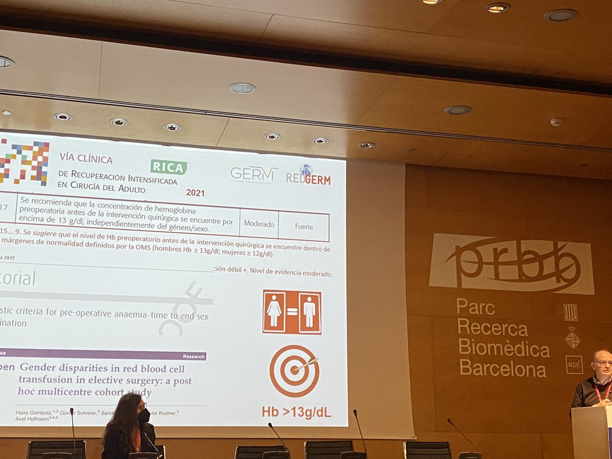 germ_red's tweet photo. Carlos Jericó Sobre #PBM en #ERAS: tratar no solo la anemia sino también la ferropenia @mjcolomina @EBisbe en #AWGE15 @PbmOvestMi @MxPbm @PBM_NHS @NeusaLages @NandoMontoto @Anestesia_HGURS https://t.co/G5AwaY0Mjh
