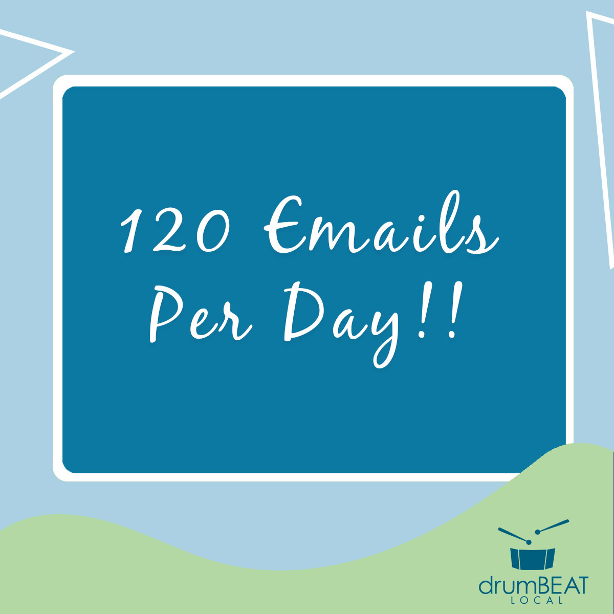 drumBEATLocal's tweet photo. The average person receives 120 emails in their inbox a day! Make sure your emails are unique enough to grab the readers' attention by using a captivating subject line that will make your email stand out from the rest!!🙌
⁠
#marketing #business #branding #email #emailmarketing https://t.co/Rmm2nEYaZ7