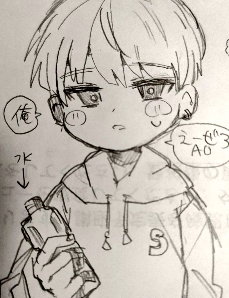 ポケソル見るとき頭の中でこんな感じの人達に喋らせてる(似せる気はない)(A0さん描いた後に見てみたら全然違った) 