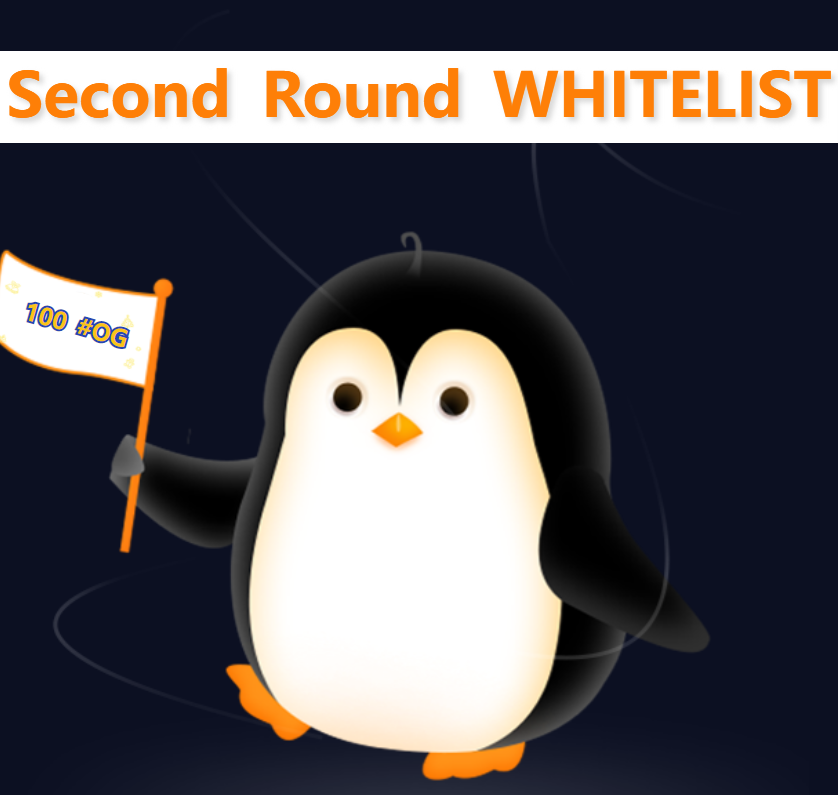 📢Hey Up Penguin DAO Family,

💥Second Round Whitelist  is live now! 

                🏆100 #OG spots!

Enter to win this competition:👇
sweepwidget.com/view/41703-153…

(🥚May be Airdrop in the future)