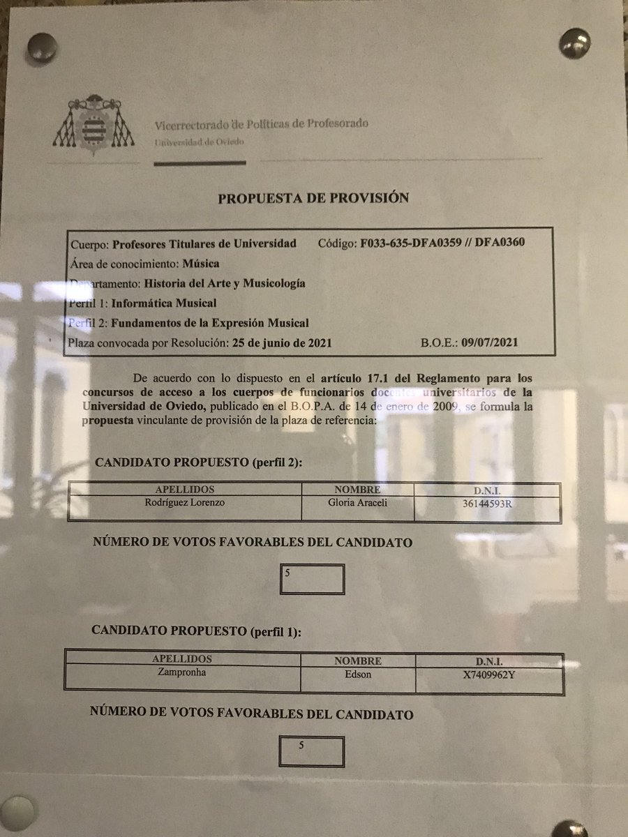 RL_Gloria's tweet photo. Por fin -tras muchos años de trabajo y esfuerzo- el pasado miércoles fui propuesta para la provisión de la plaza de Profesor Titular de Universidad, en @uniovi_info @fyluniovi 
Estoy feliz 😄 Gracias, de corazón, a todos los me habéis apoyado y ayudado a crecer y seguir mejorando https://t.co/7sejcOQvXc