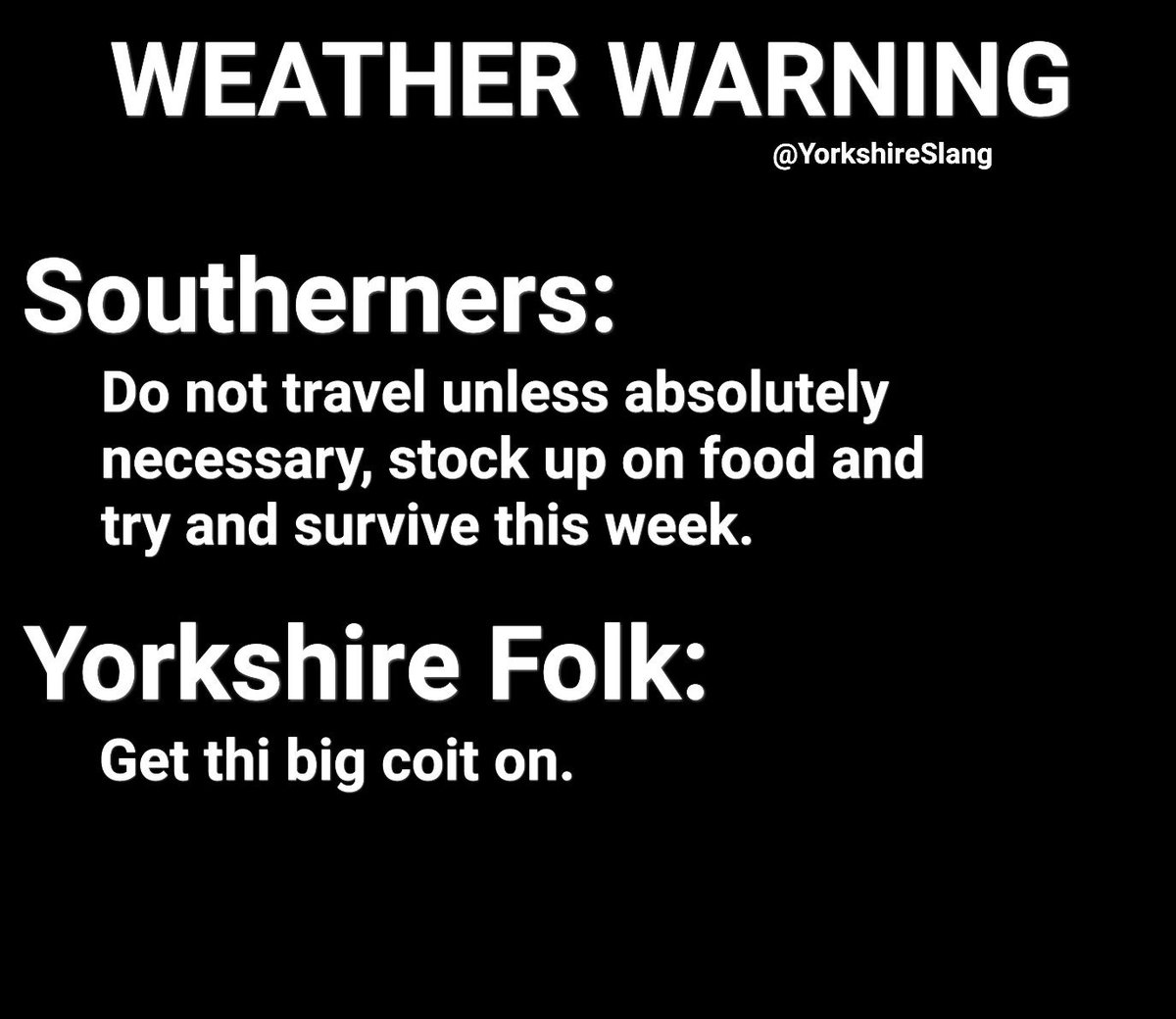 Tony__Yorkshire's tweet image. #Snow Warning ⚠️