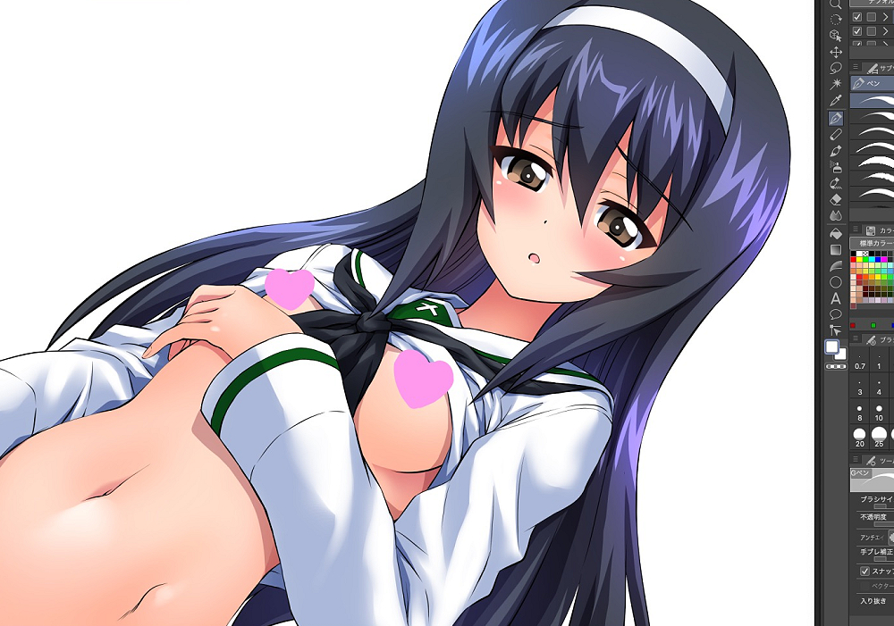 塗り塗りφ(‾ー‾ ) 