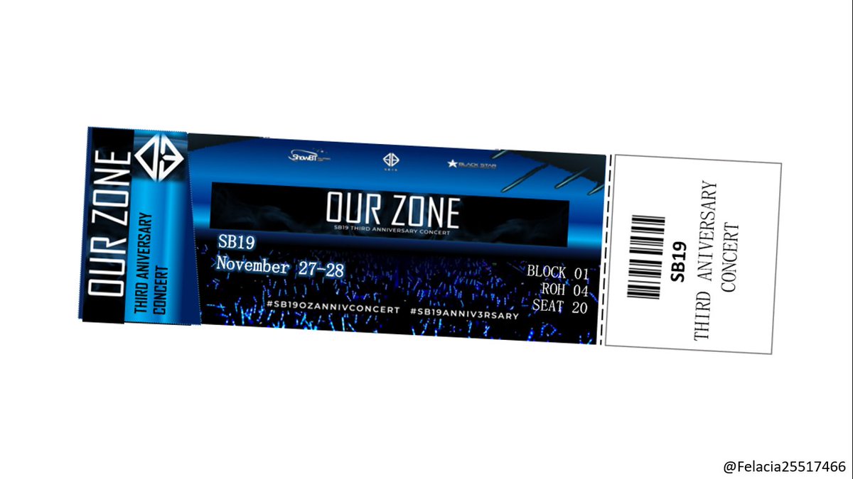 Felacia25517466's tweet photo. Imaginary concert ticket 😊😂

SB19 OURZONE DAY1
@SB19Official
#SB19OZAnnivConcert
#SB19Anniv3rsary https://t.co/7sbR0jorsi