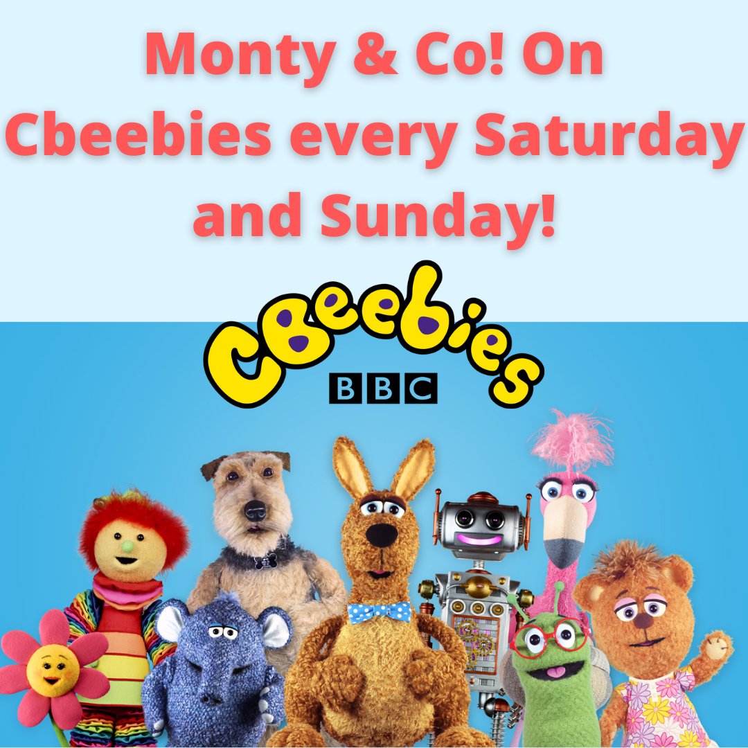 Monty & Co (@montyco2) on Twitter photo Happy Saturday, don't forget we're on <a href="/CBeebiesLand/">CBeebies Land</a> this morning #SaturdayMotivation #SaturdayThoughts #SaturdayVibes #saturdaytv Happy Saturday, don't forget we're on <a href="/CBeebiesLand/">CBeebies Land</a> this morning #SaturdayMotivation #SaturdayThoughts #SaturdayVibes #saturdaytv
