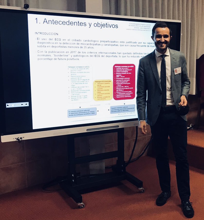 En congreso <a href="/femedeporte/">SEMED_FEMEDE</a> <a href="/UCAM/">UCAM Universidad</a> presentando nuestros trabajos de #cardiologiadeportiva. Investigación conjunta con <a href="/UCV_svm/">Universidad Católica de Valencia</a> y <a href="/uchceu/">Universidad CEU UCH</a>. #estamosparacuidarte <a href="/imeducv/">IMEDUCV Alto Rendimiento deportivo</a> e <a href="/IMEDHospitales/">IMED Hospitales</a>