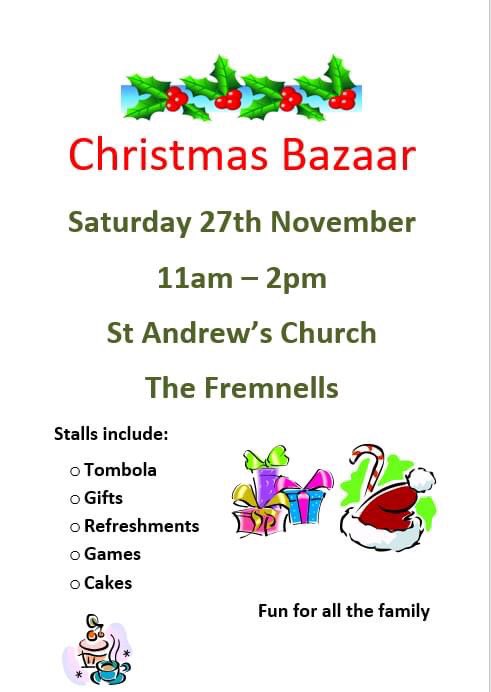 We are so excited to be able to hold our Christmas bazaar! Come and join the fun! 🎄
